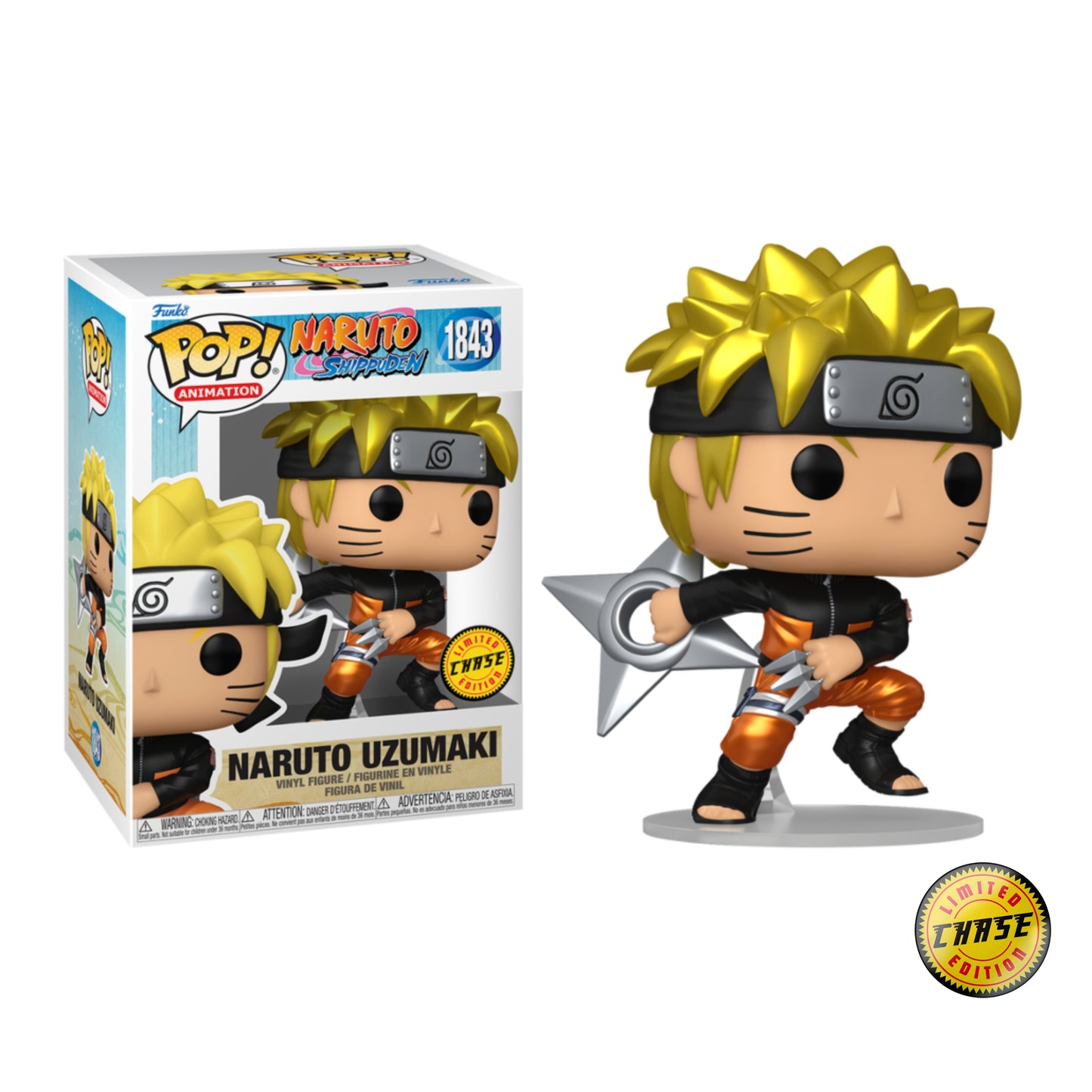 Pop! Animation: Naruto S - Naruto (Shuriken) w/chase (MT)