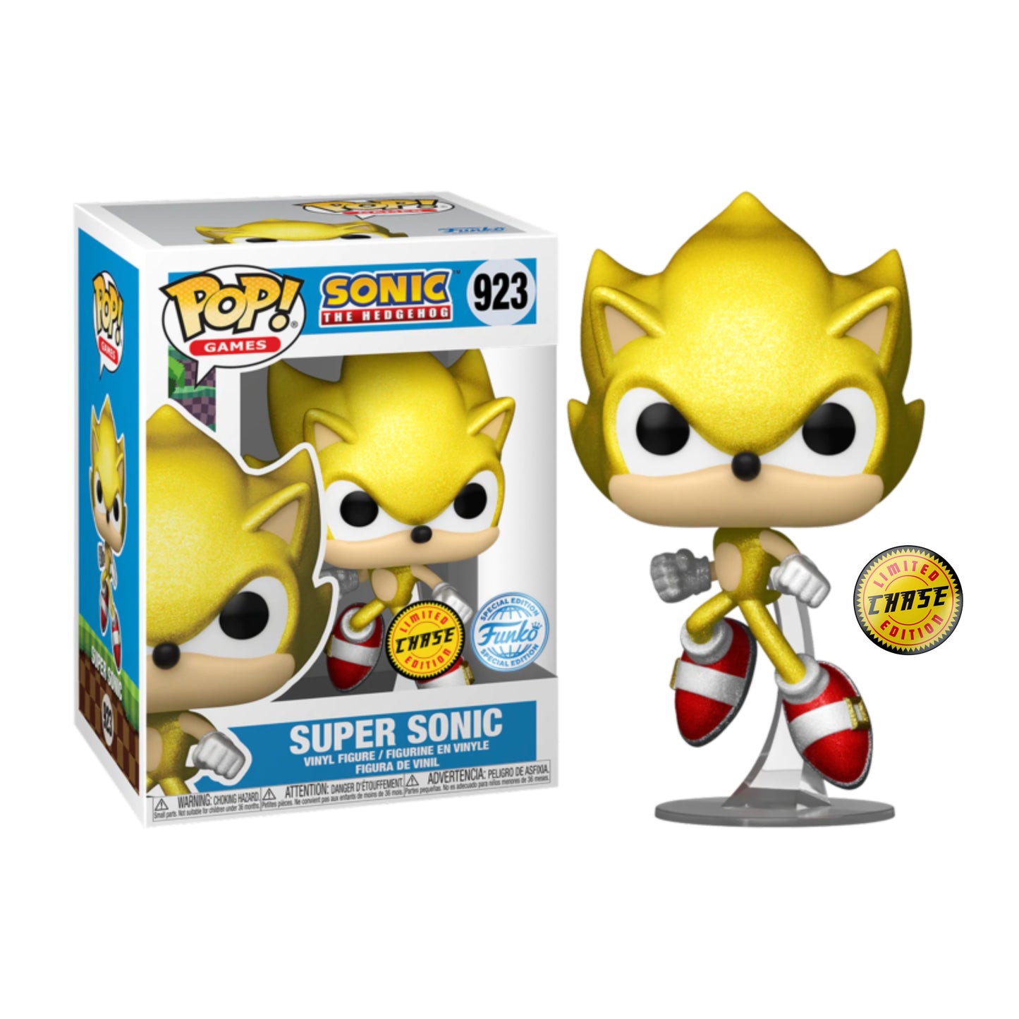 Pop! Games: Sonic - Super Sonic (Exc) w/ Chase