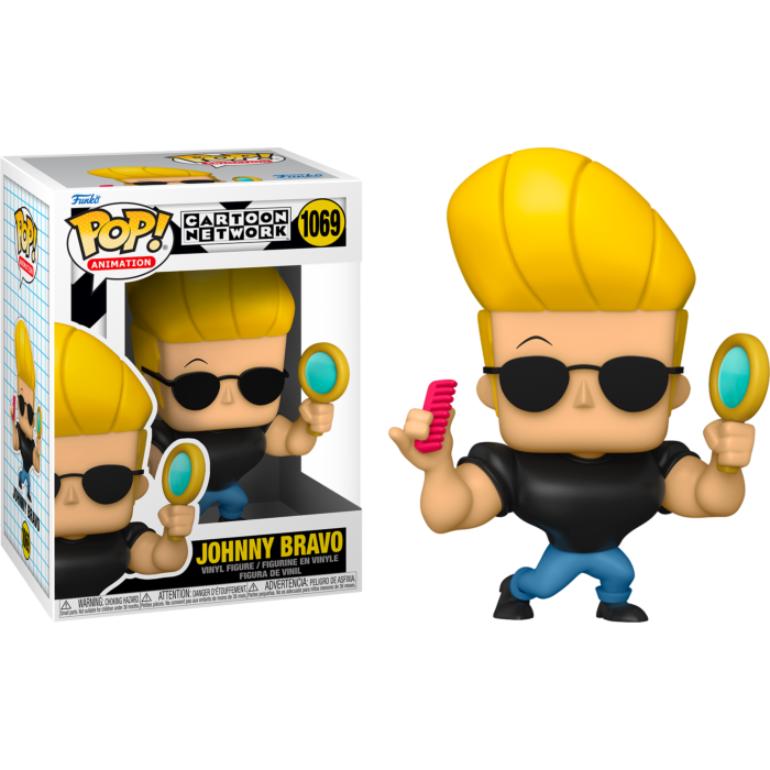 Pop! Animation: Johnny Bravo - Johnny w/Mirror & Com