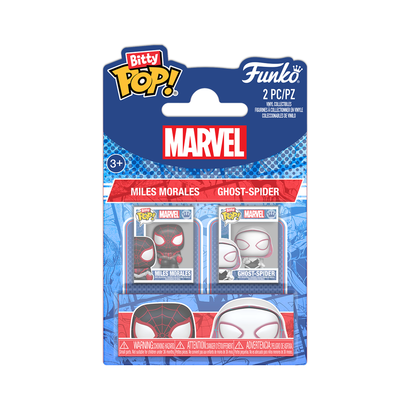 Bitty Pop! Marvel: Spider-Man - Miles Morales and Stacy Gwen 2pk