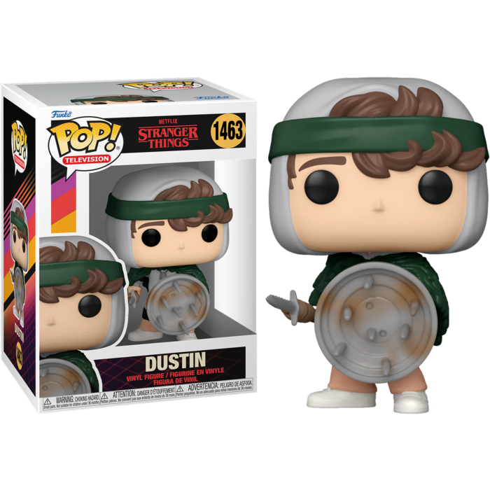 Pop! Tv: Stranger Things S4 - Hunter Dustin with Shield