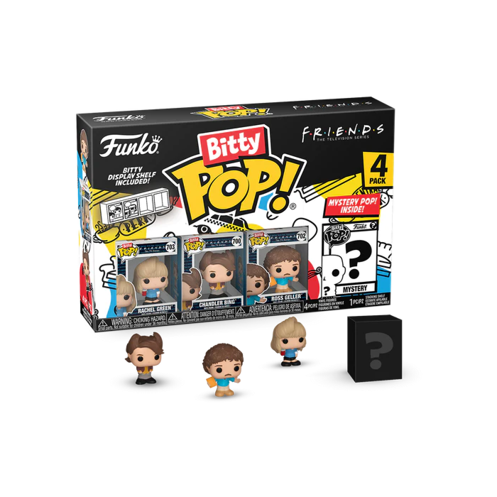 Bitty Pop! Tv: Friends - 80's Rachel 4pk