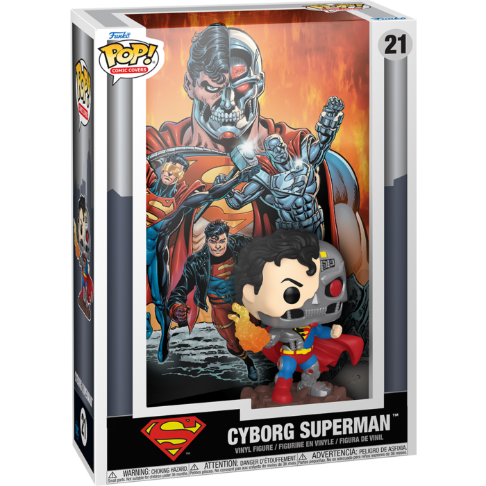 Pop Comic Cover! DC - Cyborg Superman