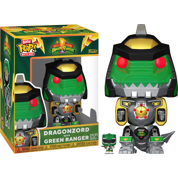 Bitty Bots Pop! Tv: Power Ranger - Dragon Zord with Green Ranger