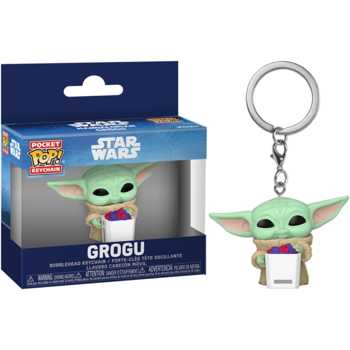 Pocket Pop! Keychain: Mandalorian, Grogu S2