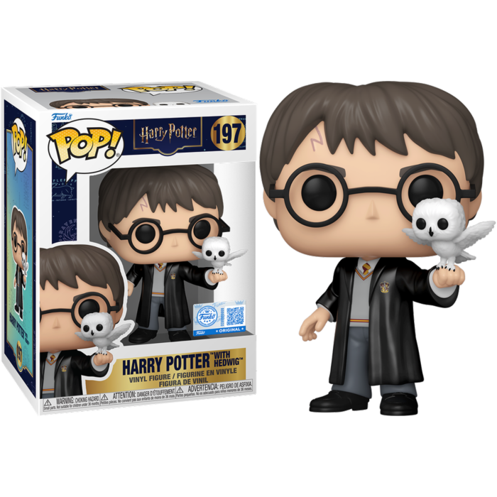 Pop! Movies: Harry Potter S20- Harry with Hedwig (Exc)