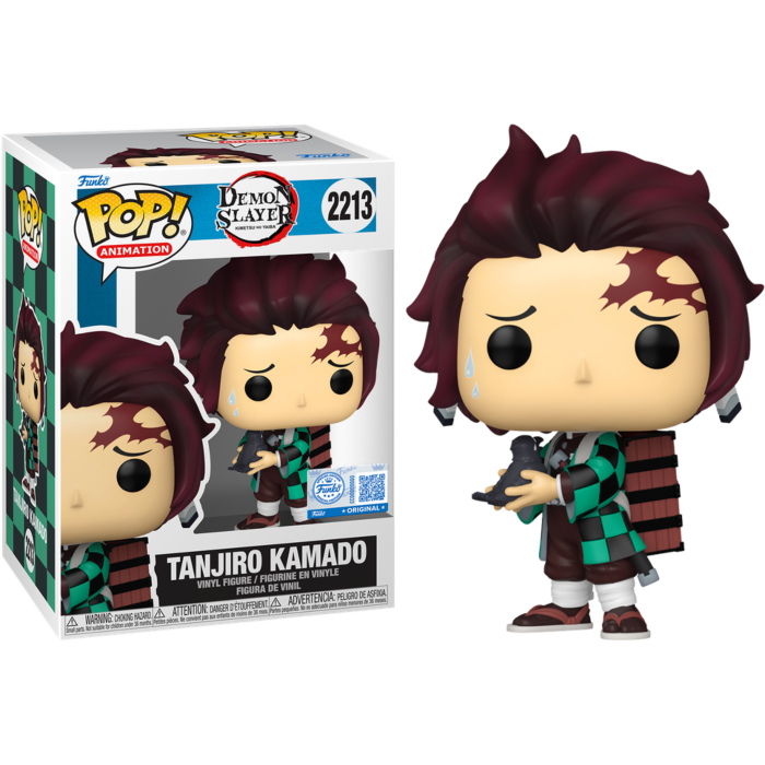 Pop! Animation: Demon Slayer - Tanjiro w/Crow (Exc)