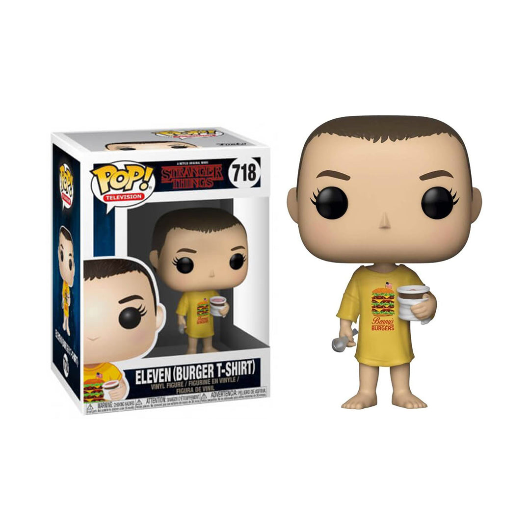 Stranger Things - Eleven in Burger T-Shirt Pop! Vinyl Figure