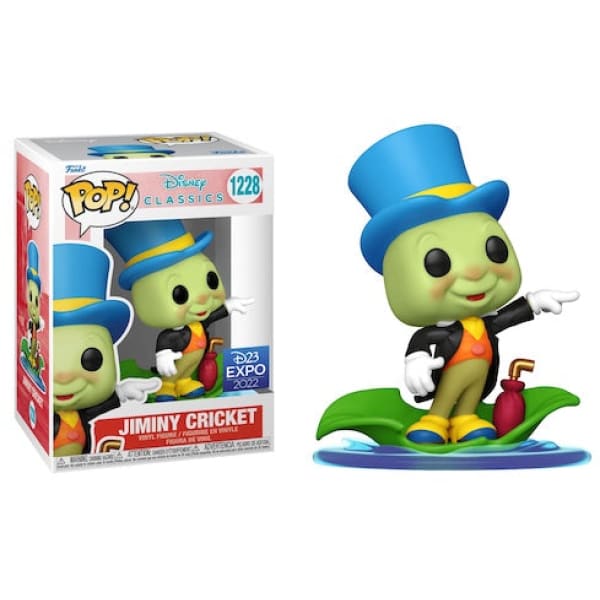 Pop! Disney: Classic - Jiminy Cricket on Leaf (D23 Expo)