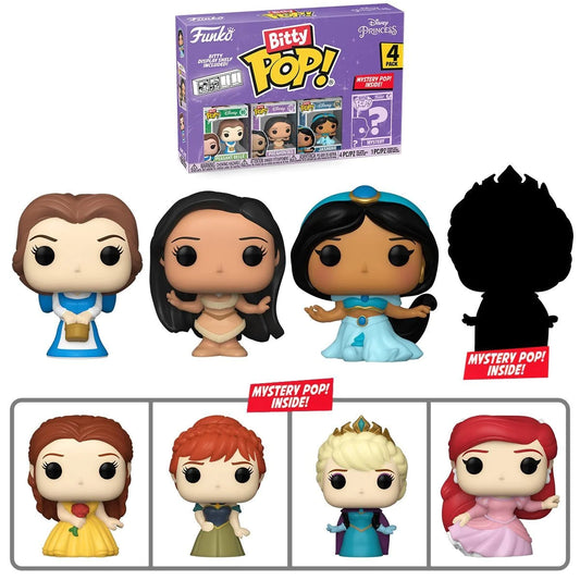 BITTY POP! DISNEY PRINCESS 4-PACK SERIES 2