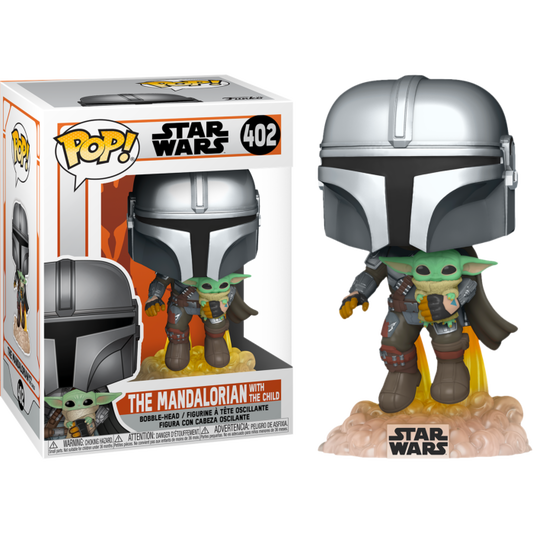 Pop! Tv: The Mandalorian - Mando Flying w/Jet