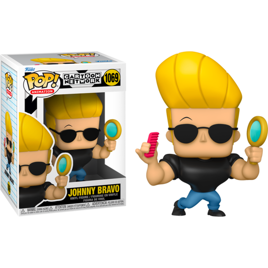 Pop! Animation: Johnny Bravo - Johnny w/Mirror & Com