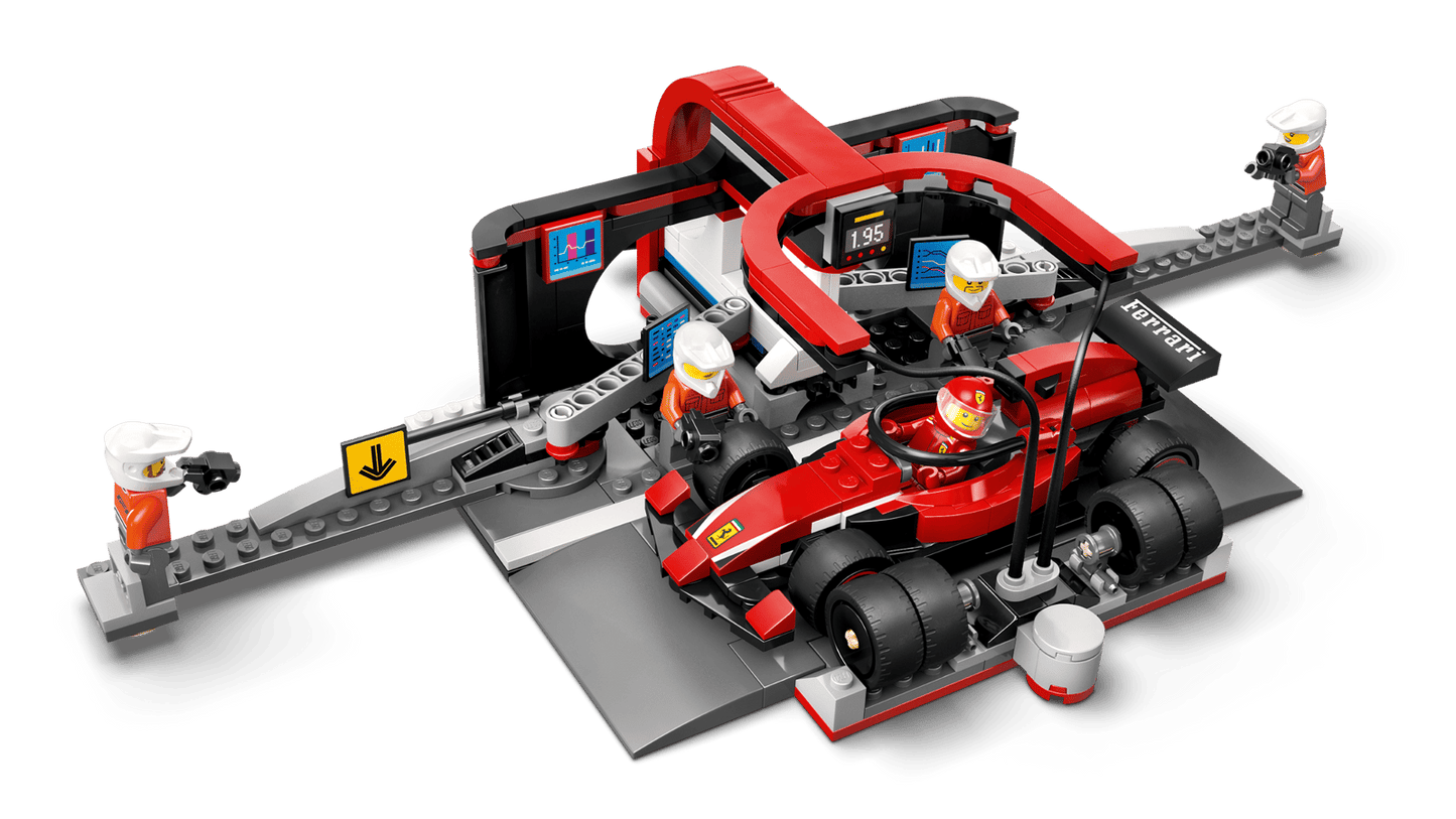 LEGO® F1® Pit Stop & Pit Crew with Ferrari Car