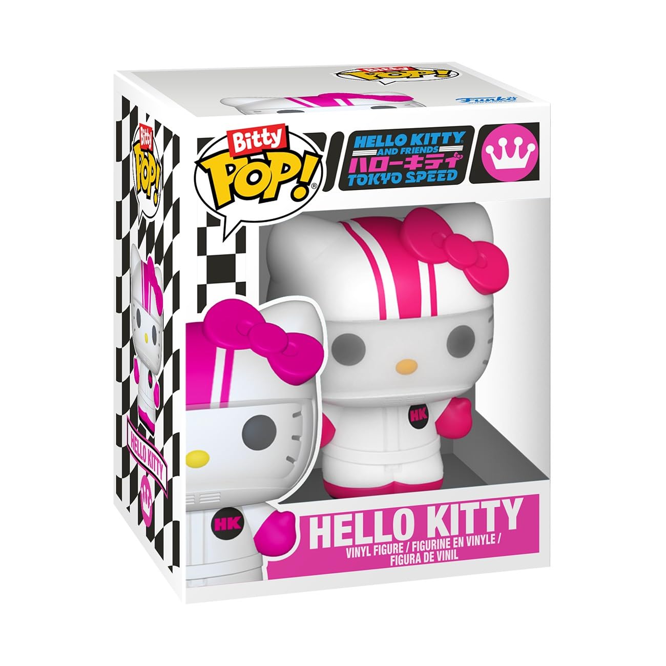 Bitty Pop! Ride Animation: Sanrio - Racecar with Hello Kitty