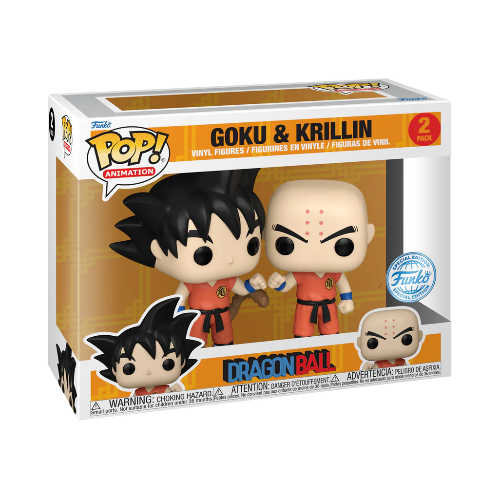 Pop! Animation: Dragon Ball - Goku and Krillin 2pk (Exc)