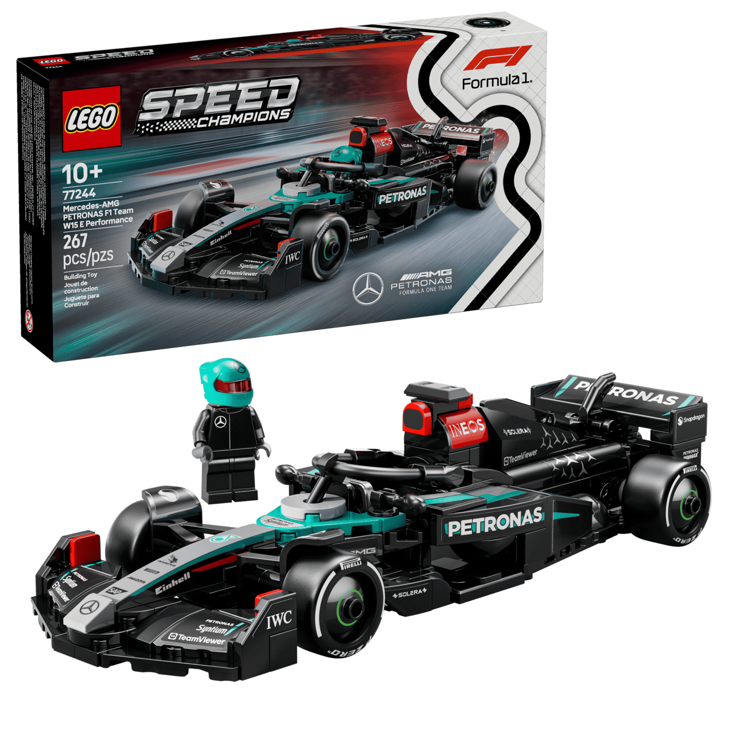 LEGO® Mercedes-AMG F1® W15 Race Car