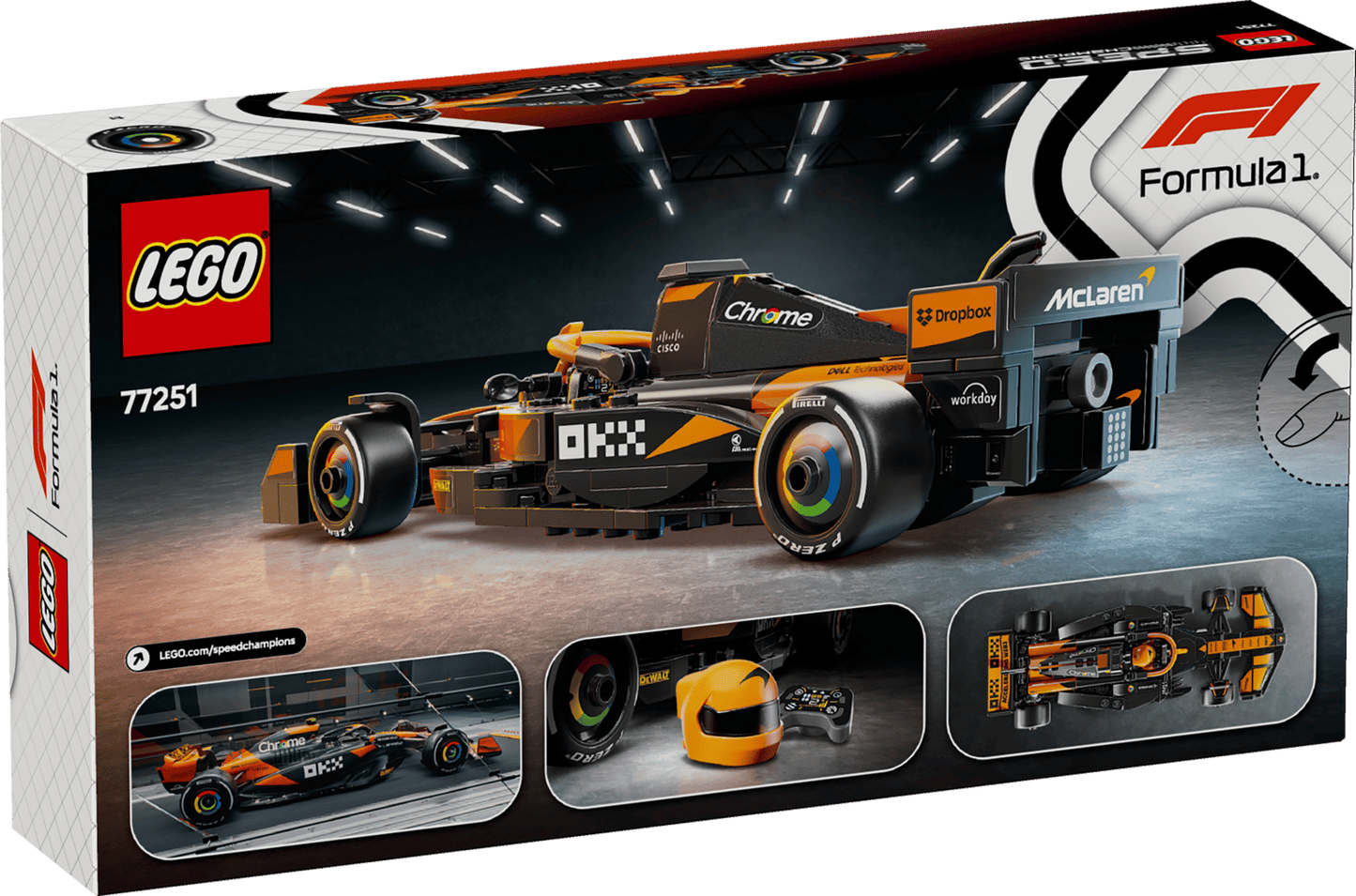 LEGO® McLaren F1® Team MCL38 Race Car