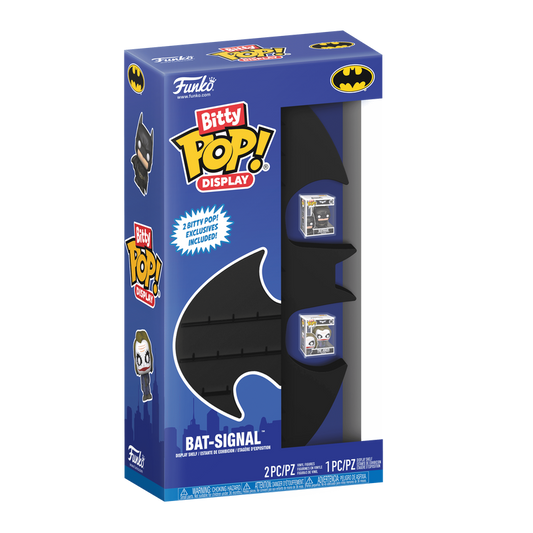 Bitty Pop! Display Batman -  Bat-Signal  🔵(Good Box Condition – Minor Wear)