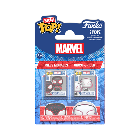 Bitty Pop! Marvel: Spider-Man - Miles Morales and Stacy Gwen 2pk
