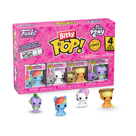 Bitty Pop! Animation: My Little Pony - Rainbow Dash 4Pk