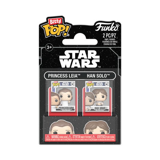 Bitty Pop! Star Wars: Star Wars The Empire Strikes Back - Han and Leia 2pk