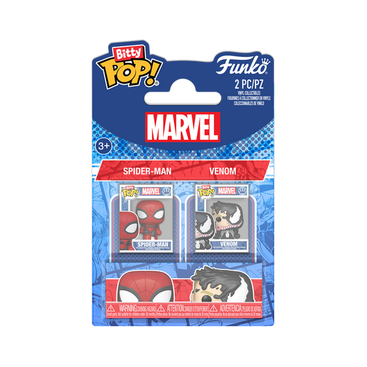 Bitty Pop! Marvel: Spider-Man - Spider-Man and Venom 2pk