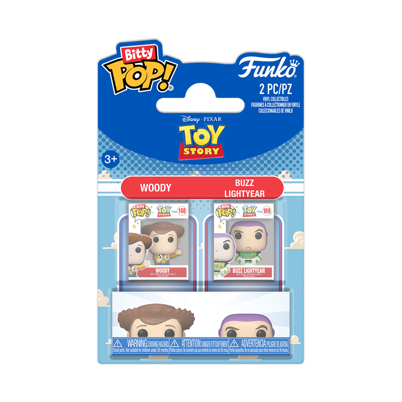 Bitty Pop! Disney: Toy Story - Woody & Buzz 2Pk