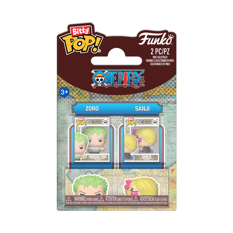 Bitty Pop! Animation: One Piece - Zoro & Sanji 2Pk