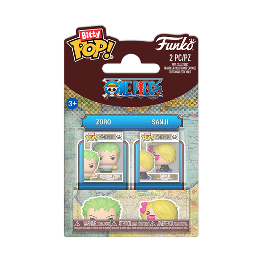 Bitty Pop! Animation: One Piece - Zoro & Sanji 2Pk