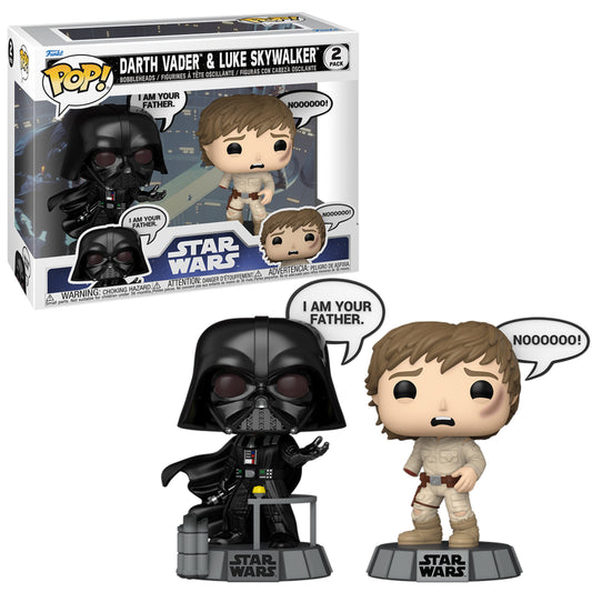 [PRE-ORDER] Pop! Star Wars: Sayings - Vader and Luke 2pk