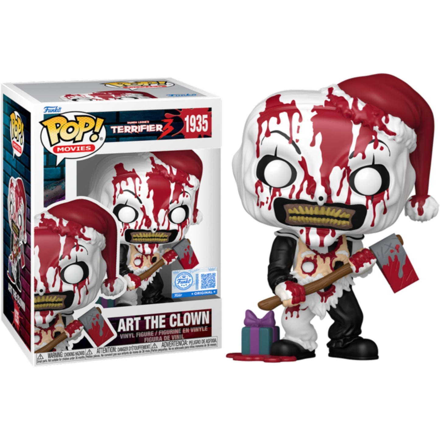 Pop! Movies: Terrifier 3 - Art the Clown (Exc)
