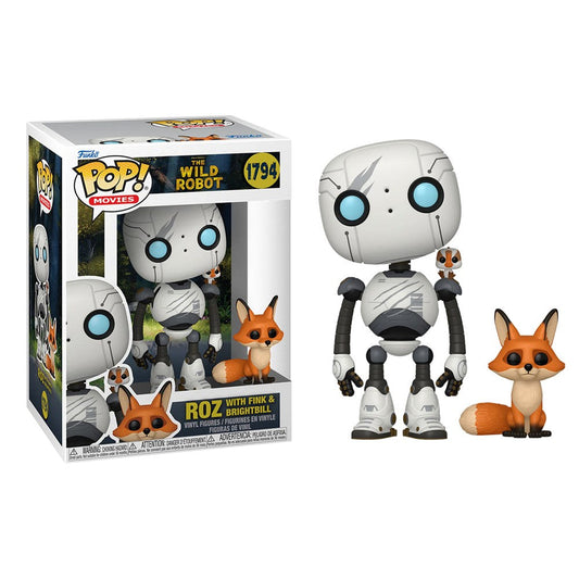 [PRE-ORDER]Pop! Movie: Wild Robot - Roz with Brightbill and Fink