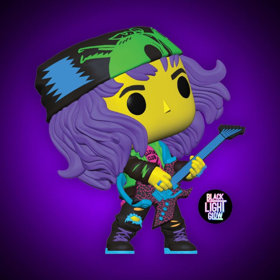 Pop! Tv: Stranger Things S4 - Hunter Eddie with Guitar (BLKLT)(Exc)