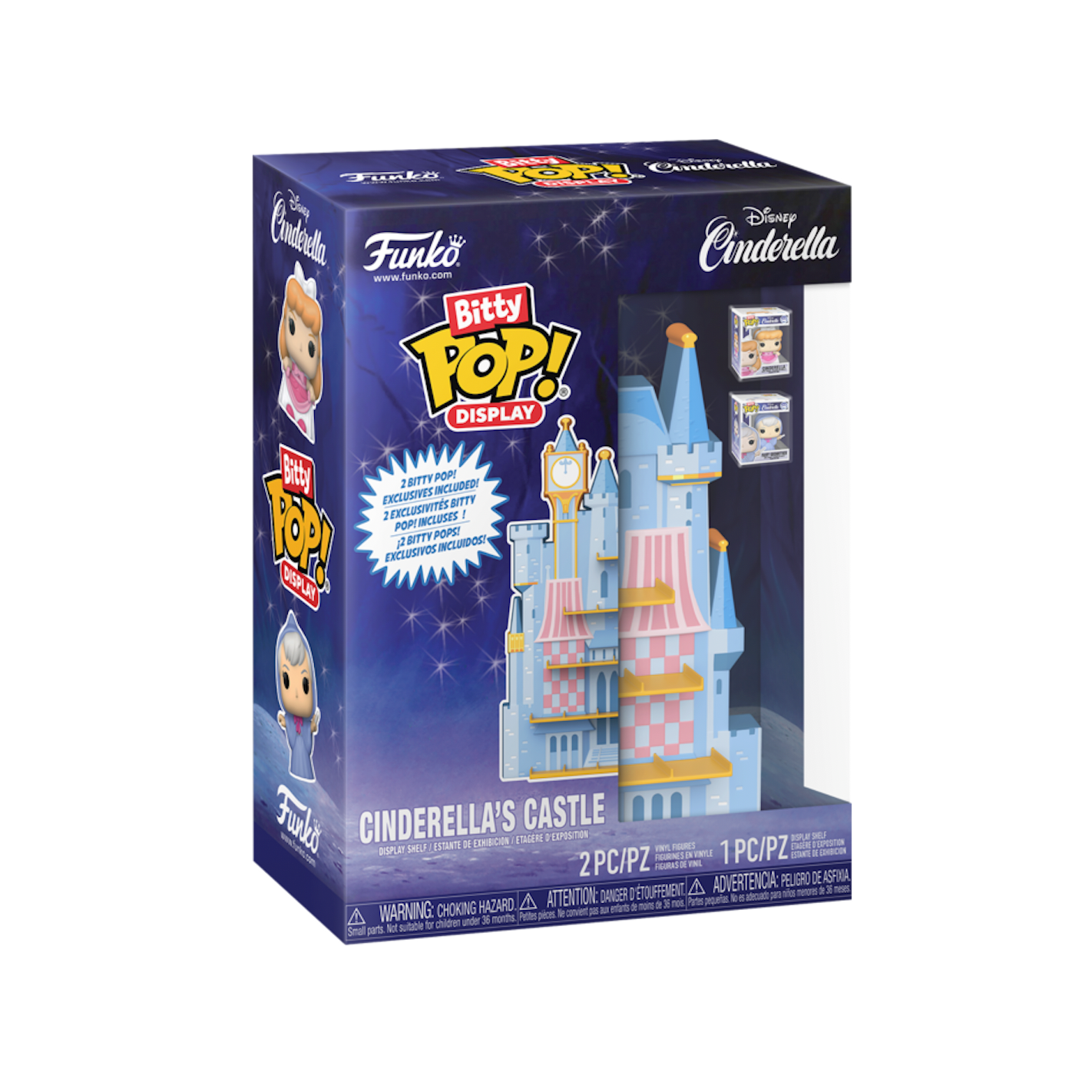 Bitty Pop! Display Disney:Cinderella's Castle