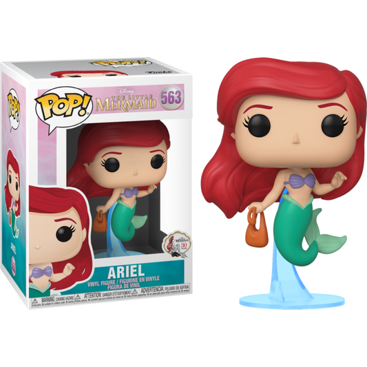 Pop! Disney: Little Mermaid - Ariel w/bag