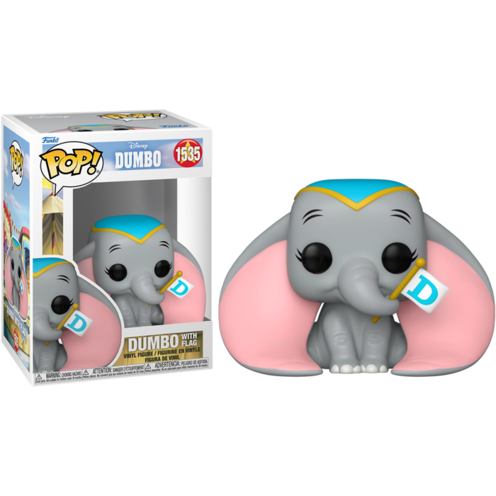 Pop! Disney: Dumbo S3 - Dumbo with Flag