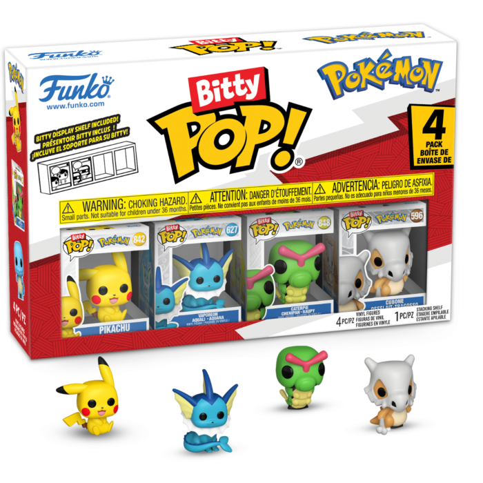 Bitty Pop! Games: Pokemon - Pikachu 4pk