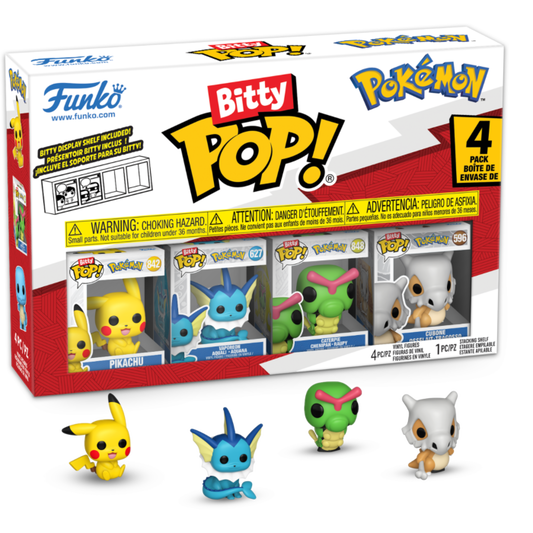 Bitty Pop! Games: Pokemon - Pikachu 4pk