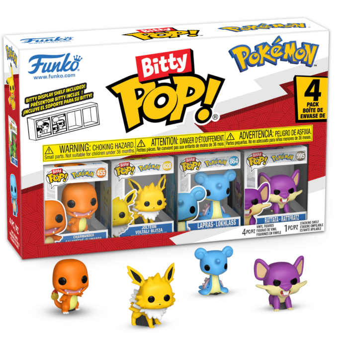Bitty Pop! Games: Pokemon - Charmander 4pk