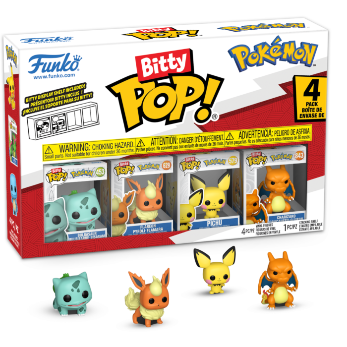 Bitty Pop! Games: Pokemon - Bulbasaur 4pk