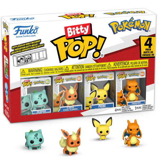 Bitty Pop! Games: Pokemon - Bulbasaur 4pk