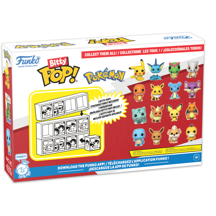 Bitty Pop! Games: Pokemon - Bulbasaur 4pk