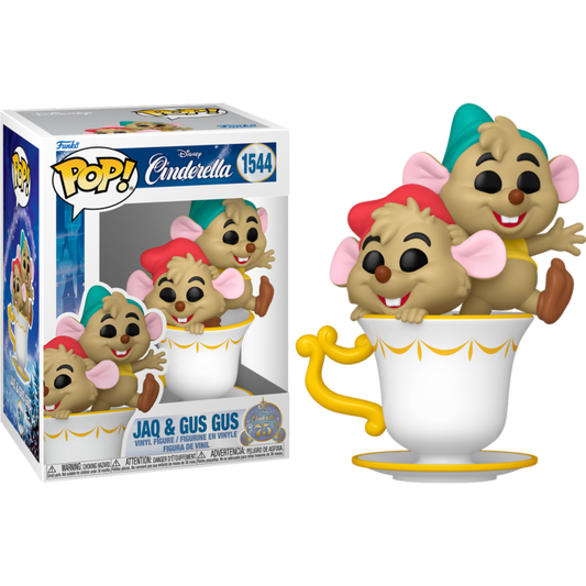 Pop! Disney: Cinderellas 75th - Jaq and Gus in Cup