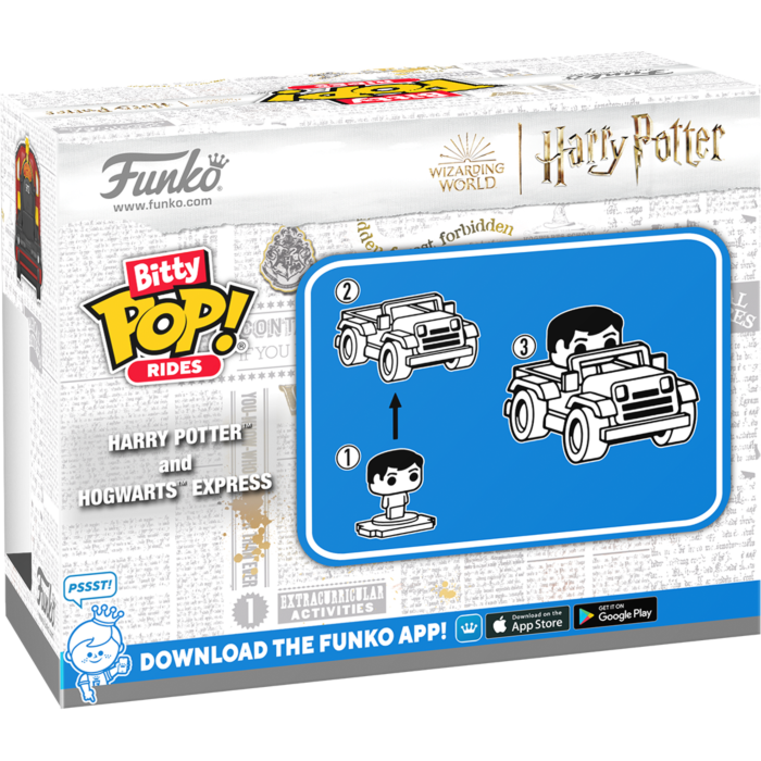Bitty Pop Rides! Movies: Harry Potter - Harry with Hogwarts Express
