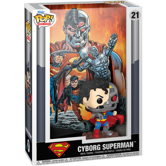 Pop Comic Cover! DC - Cyborg Superman