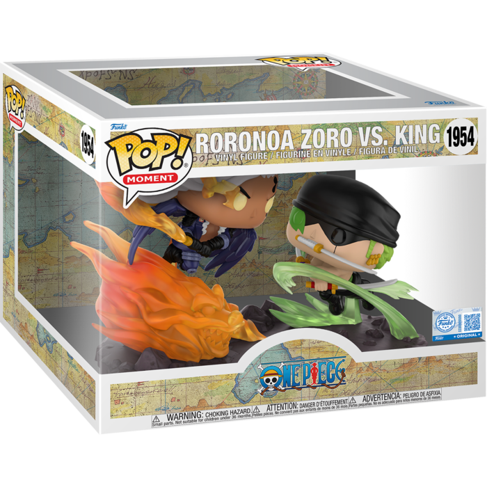 [PRE-ORDER]Pop Moment! Animation: One Piece Unmasked King vs. Zoro (Exc)