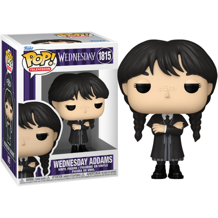 Pop! Tv: Wednesday S2 - Wednesday Addams (Black Coat)