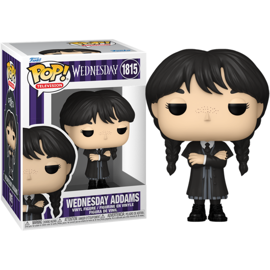 Pop! Tv: Wednesday S2 - Wednesday Addams (Black Coat)