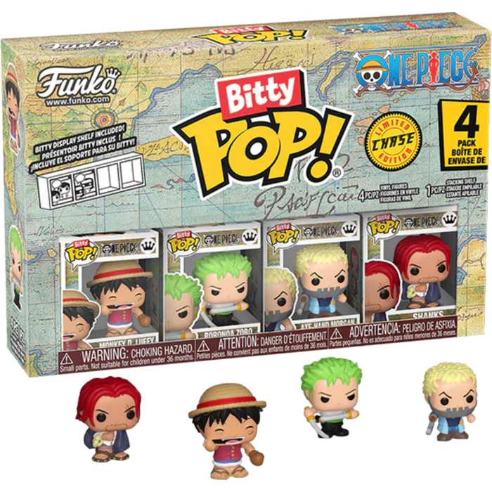 Bitty Pop! Animation: One Piece - Luffy 4Pk