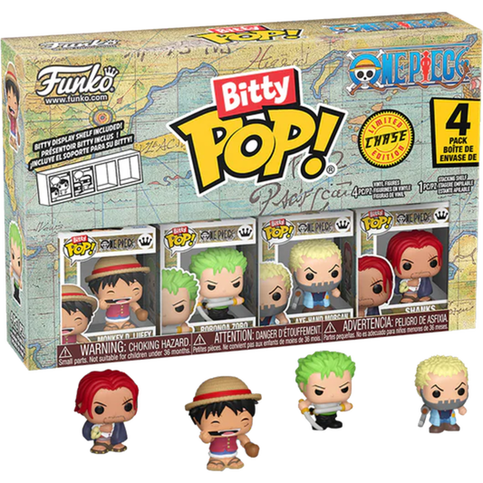 Bitty Pop! Animation: One Piece - Luffy 4Pk